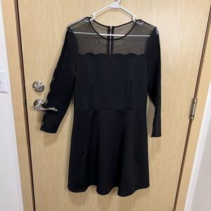 Ted Baker Kikoh Mesh-Panel Skater Dress